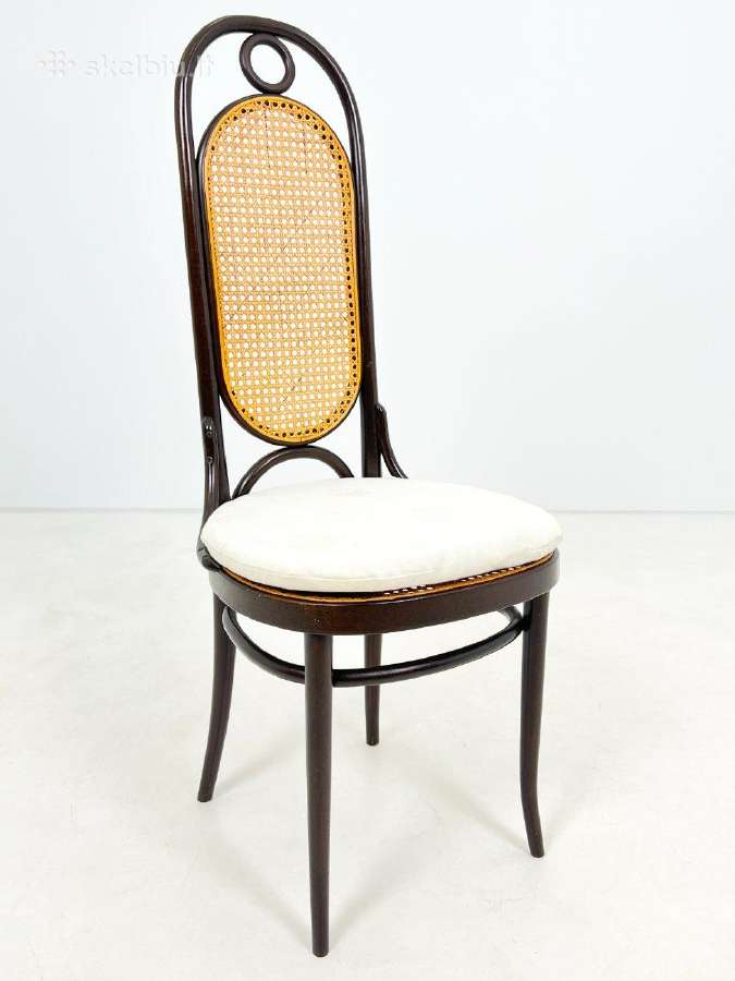 Thonet Long John 207 kėdė su ratanu - nuotraukos Nr. 11