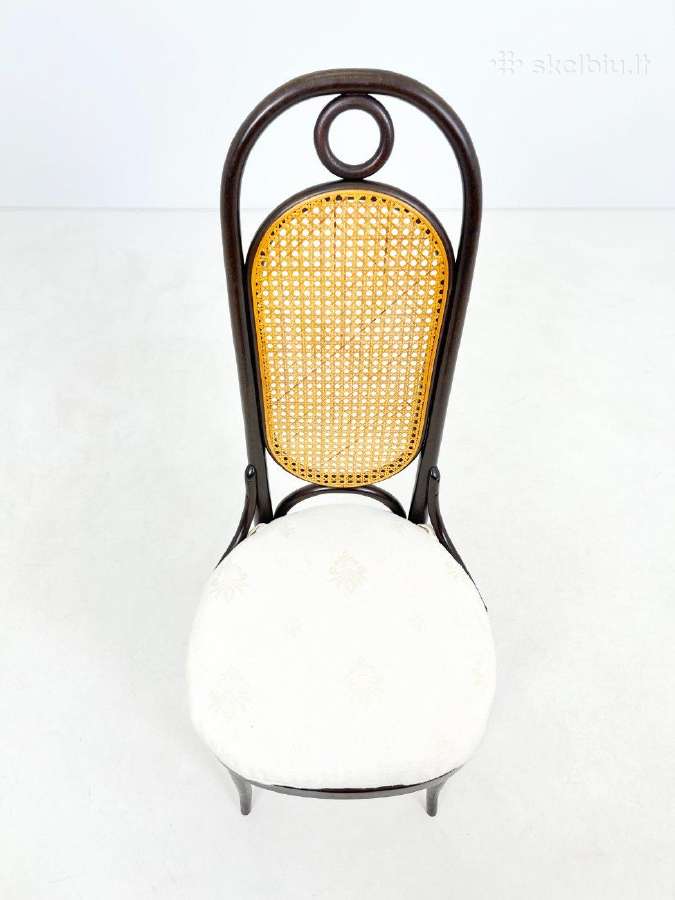 Thonet Long John 207 kėdė su ratanu - nuotraukos Nr. 12