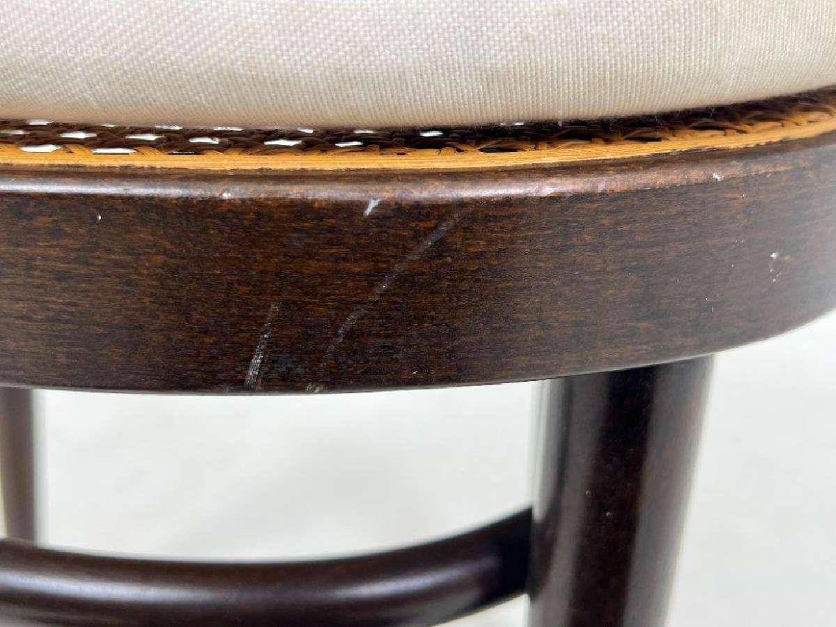 Thonet Long John 207 kėdė su ratanu - nuotraukos Nr. 15