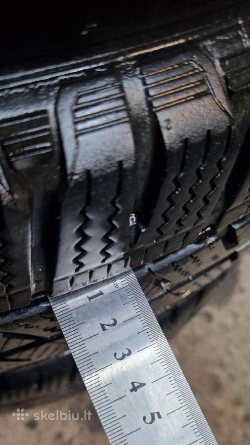 Žieminės padangos su skardinias diskais Hankook - nuotraukos Nr. 4
