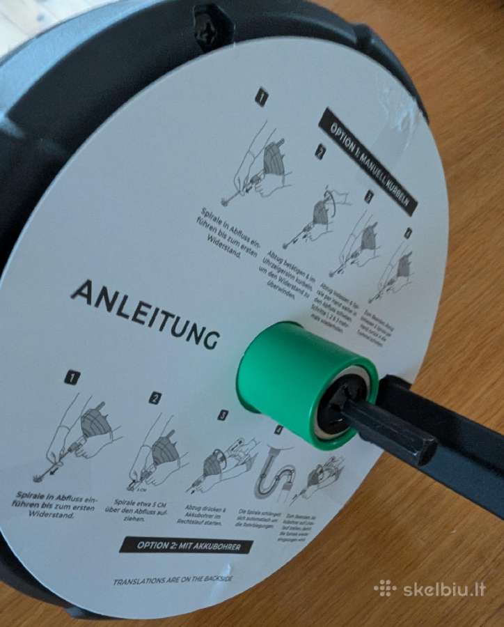 Vamzdžių valymo spiralė (trosas)meisterfaktur 7.5m - nuotraukos Nr. 3