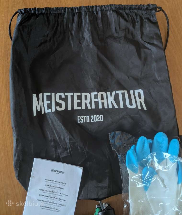 Vamzdžių valymo spiralė (trosas)meisterfaktur 7.5m - nuotraukos Nr. 7