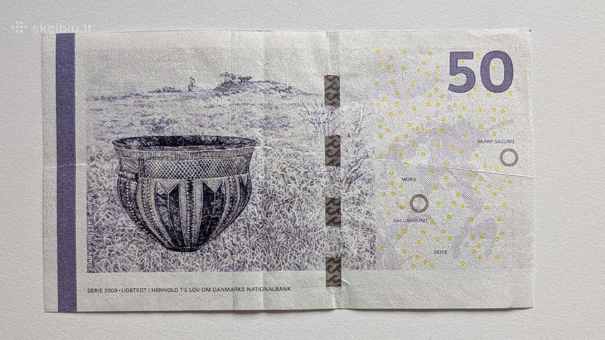 50 Danijos kronų banknotas (2009 m. serija) - nuotraukos Nr. 2