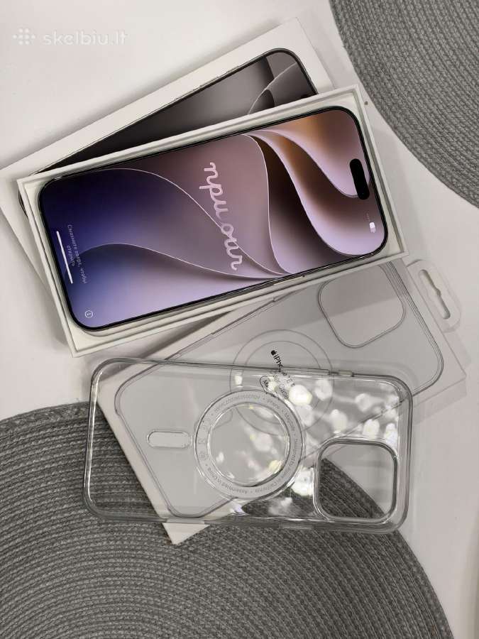 Idealus iPhone 16 pro max 256 GB, baterija 97 % - nuotraukos Nr. 2