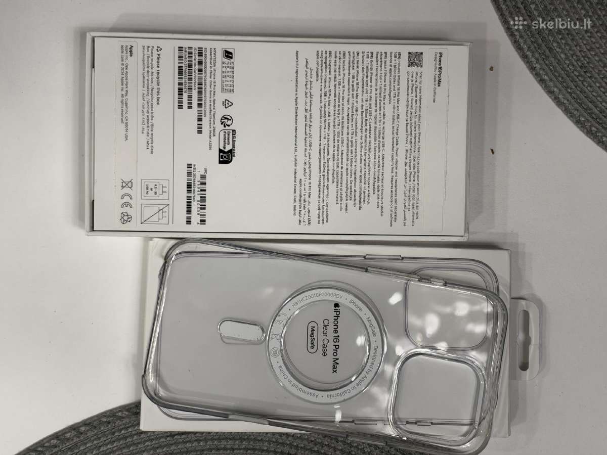 Idealus iPhone 16 pro max 256 GB, baterija 97 % - nuotraukos Nr. 4