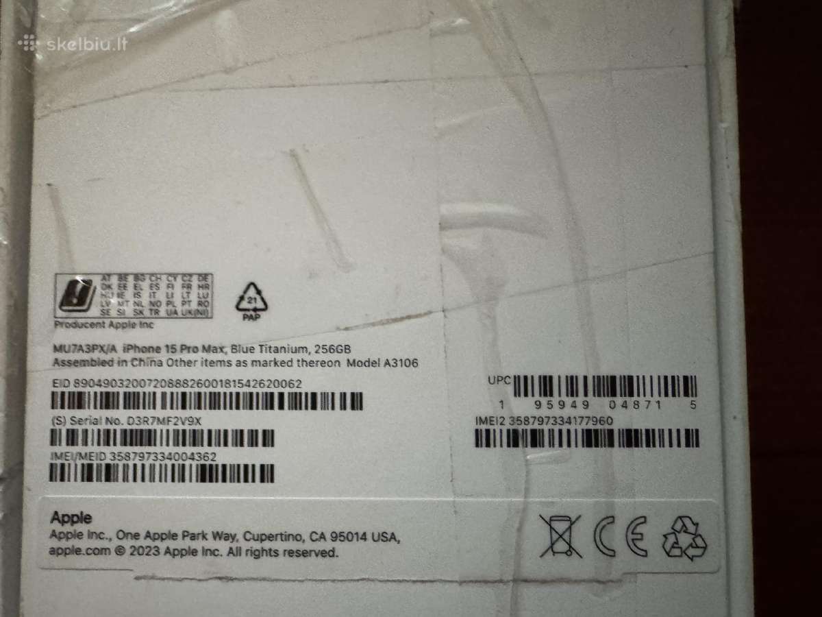 iPhone 15 Pro Max - nuotraukos Nr. 8