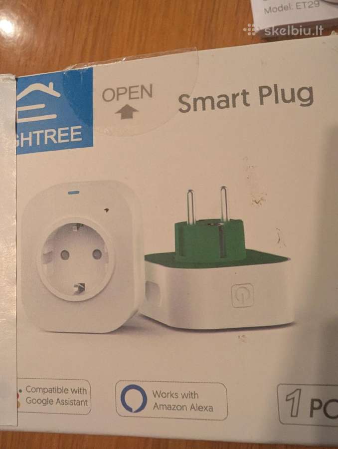 Dvikryptis WiFi išmanus lizdas Eightree Et29 16a - nuotraukos Nr. 6