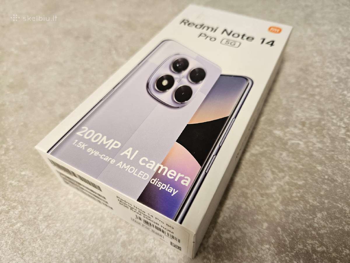 Idealios būklės Redmi Note 14 Pro 256 GB telefonas - nuotraukos Nr. 13