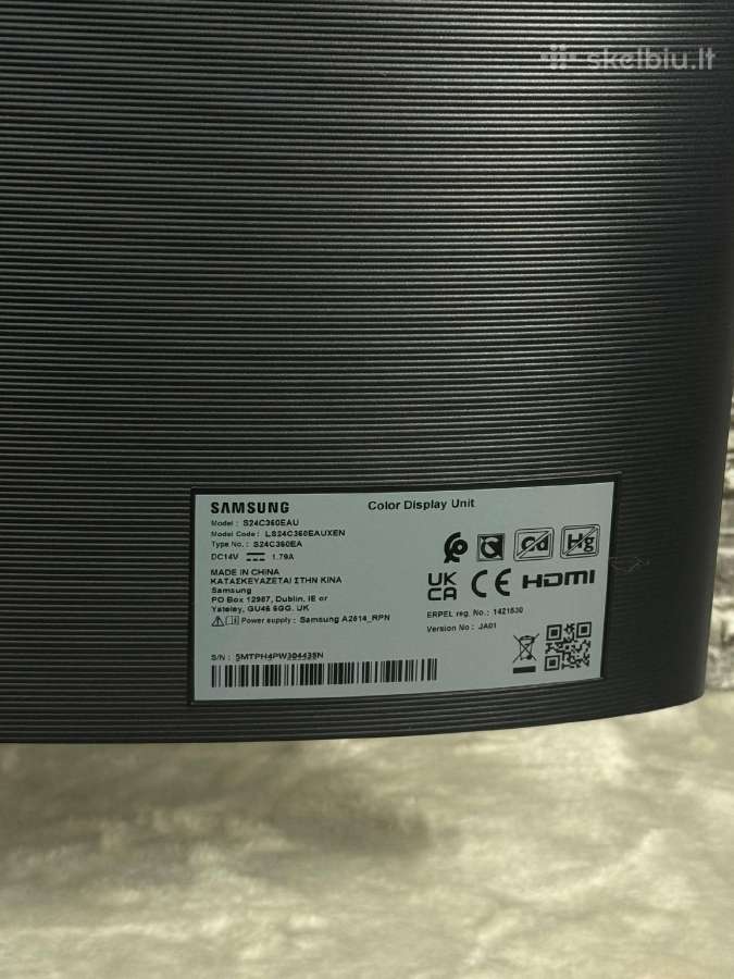 Monitorius Samsung S24c36 75hz, 23.8" - nuotraukos Nr. 6