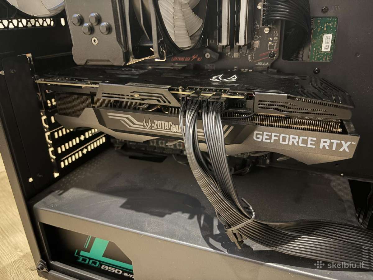 Rtx 3080 12gb R7 5700g 32gb RAM - nuotraukos Nr. 3