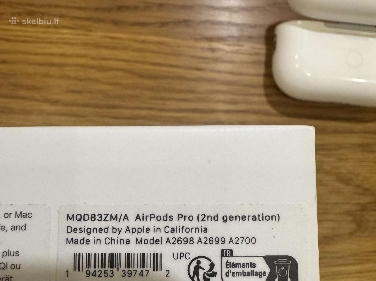 Airpods Pro 2 (2nd generation) lightining - nuotraukos Nr. 4