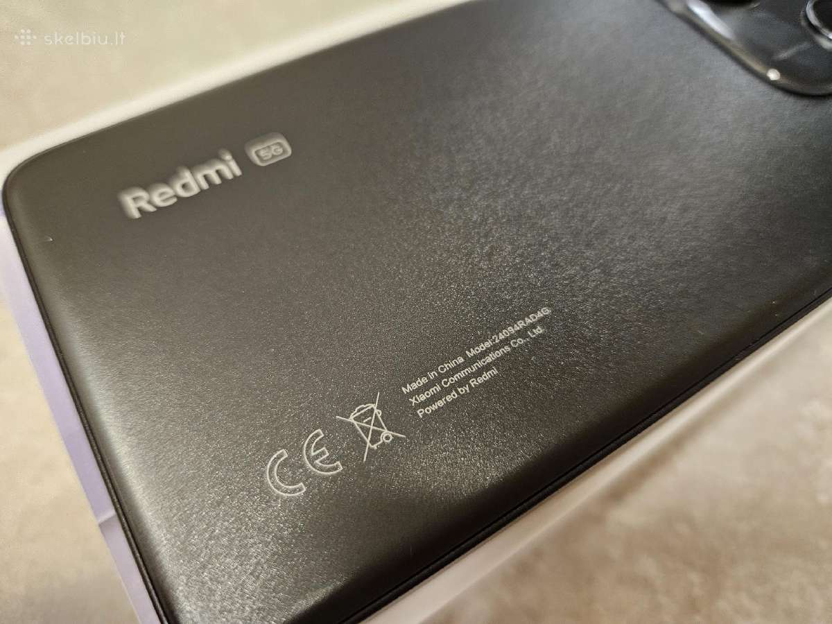 Idealios būklės Redmi Note 14 5G 256 GB telefonas - nuotraukos Nr. 10