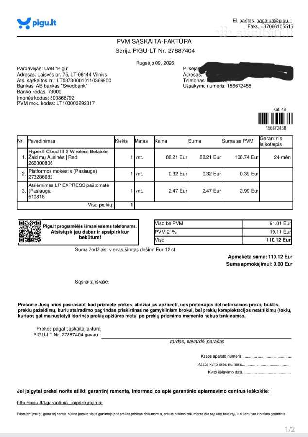 Belaidės ausinės - nuotraukos Nr. 5