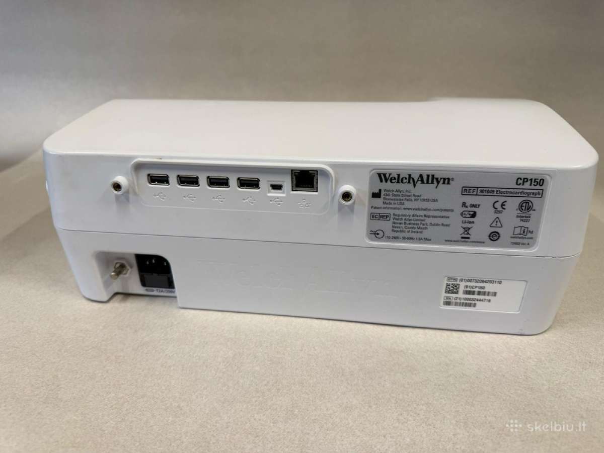 Welch Allyn Cp150 elektrokardiografas, 12 der. - nuotraukos Nr. 3