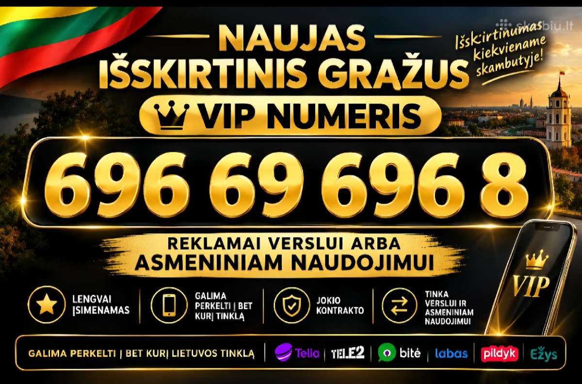 VIP nr 22222 07770 60006 - nuotraukos Nr. 3