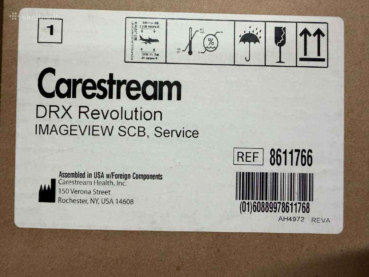 Carestream Drx Revolution Scb plokštė 8611766 - nuotraukos Nr. 18