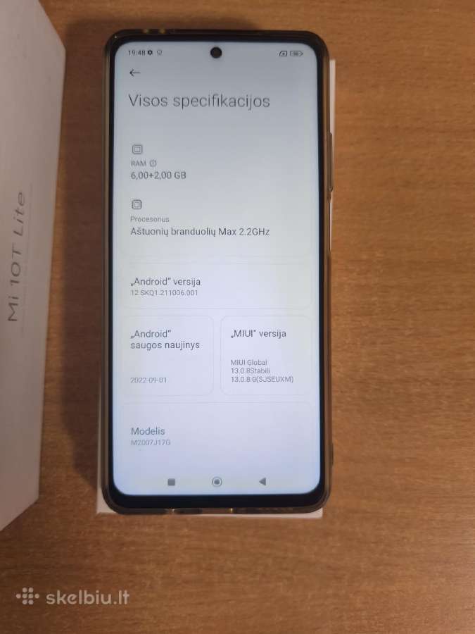 Xiaomi 10t lite telefonas - nuotraukos Nr. 5