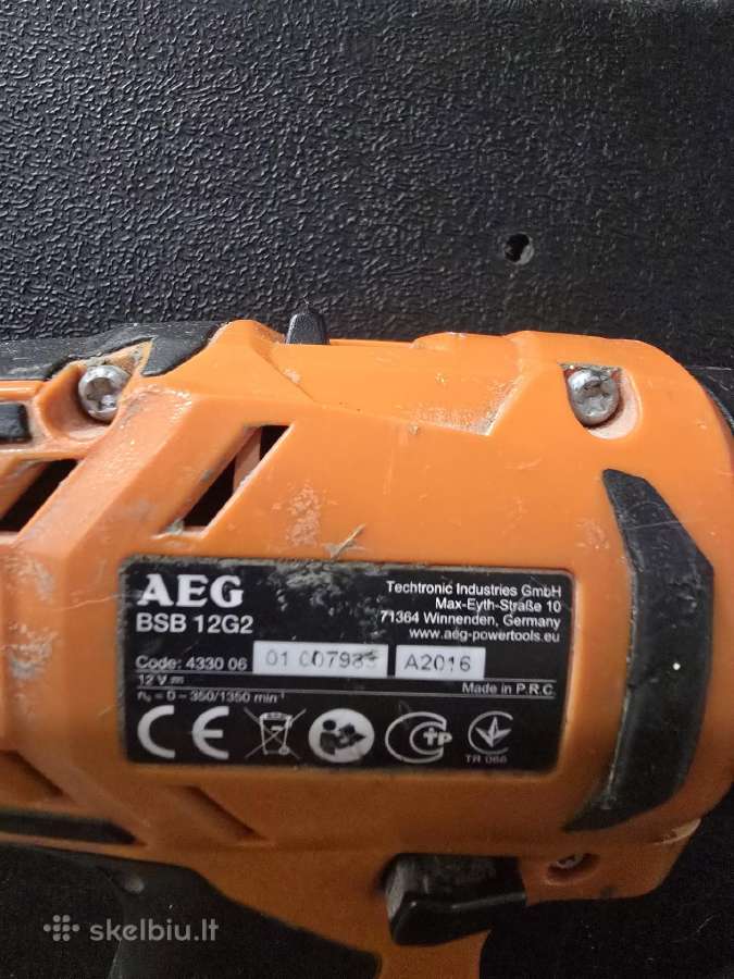 Parduodamas Aeg akumuliatorinis suktuvas – 55 € - nuotraukos Nr. 5