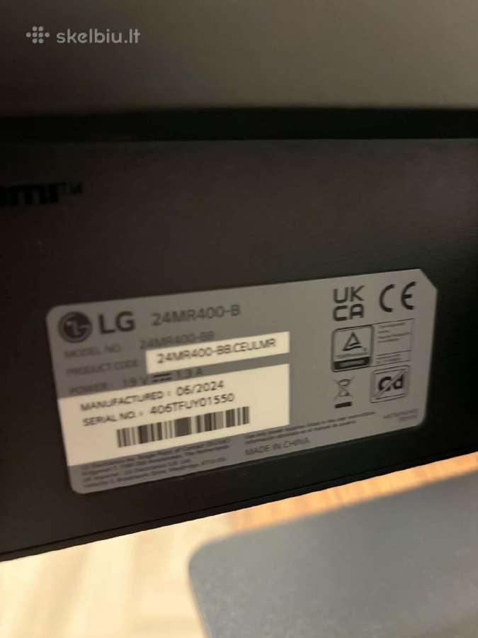 Monitorius LG 24mr400-b - nuotraukos Nr. 2