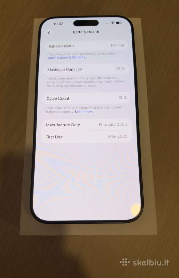 iPhone 16 pro max 256gb Black Titanium - nuotraukos Nr. 7
