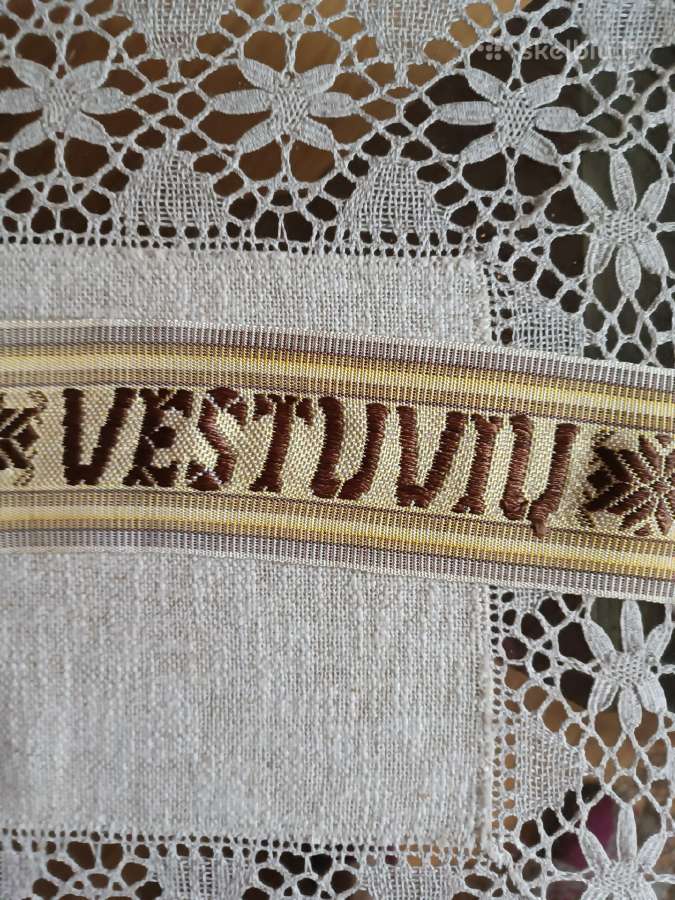 Vintažinės tautinės juostos su užrašais - nuotraukos Nr. 35