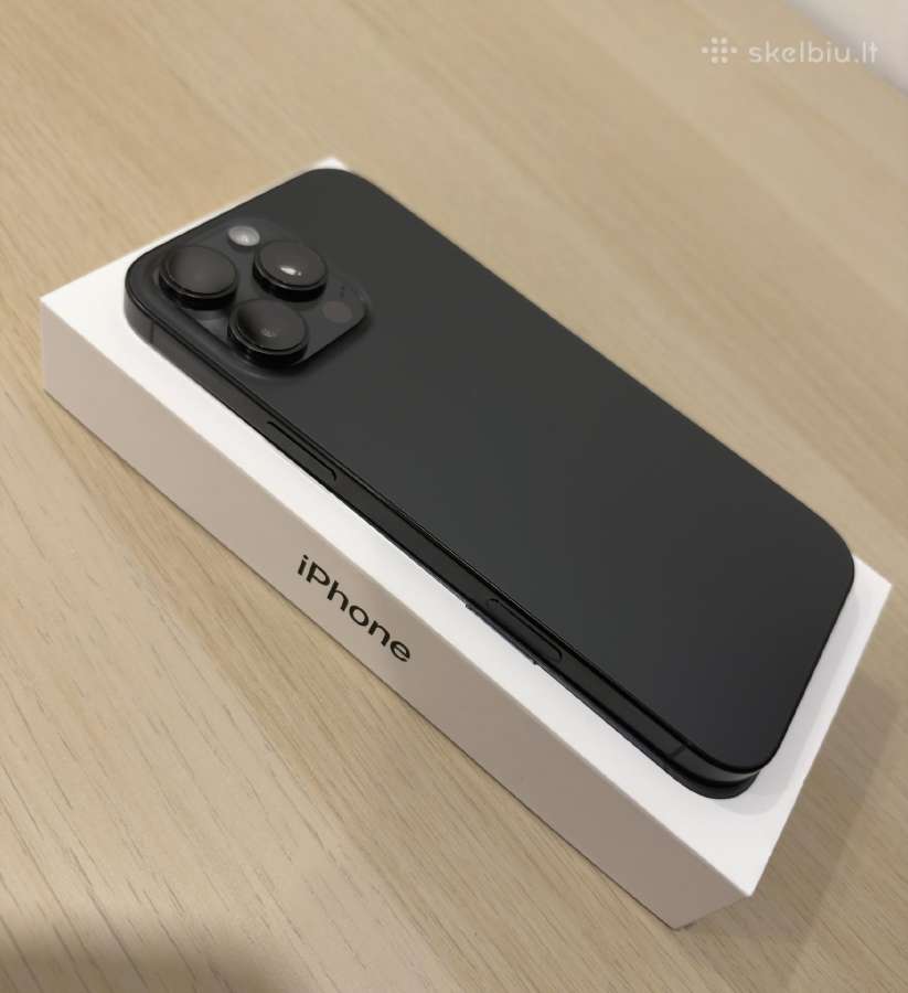 iPhone 16 pro max 256gb Black Titanium - nuotraukos Nr. 4