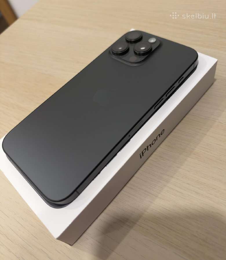 iPhone 16 pro max 256gb Black Titanium - nuotraukos Nr. 5