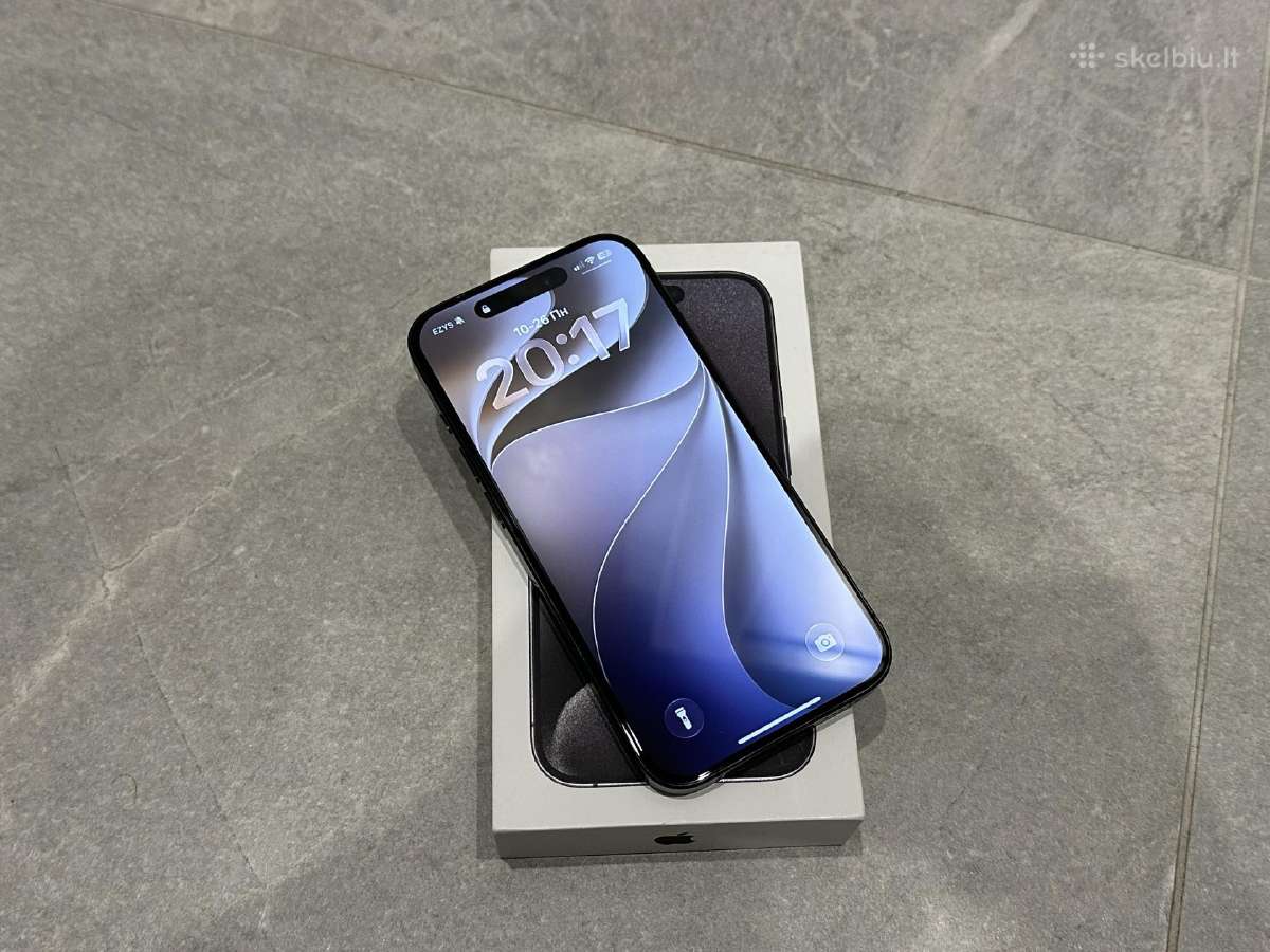 iPhone 15 Pro 128gb - nuotraukos Nr. 3