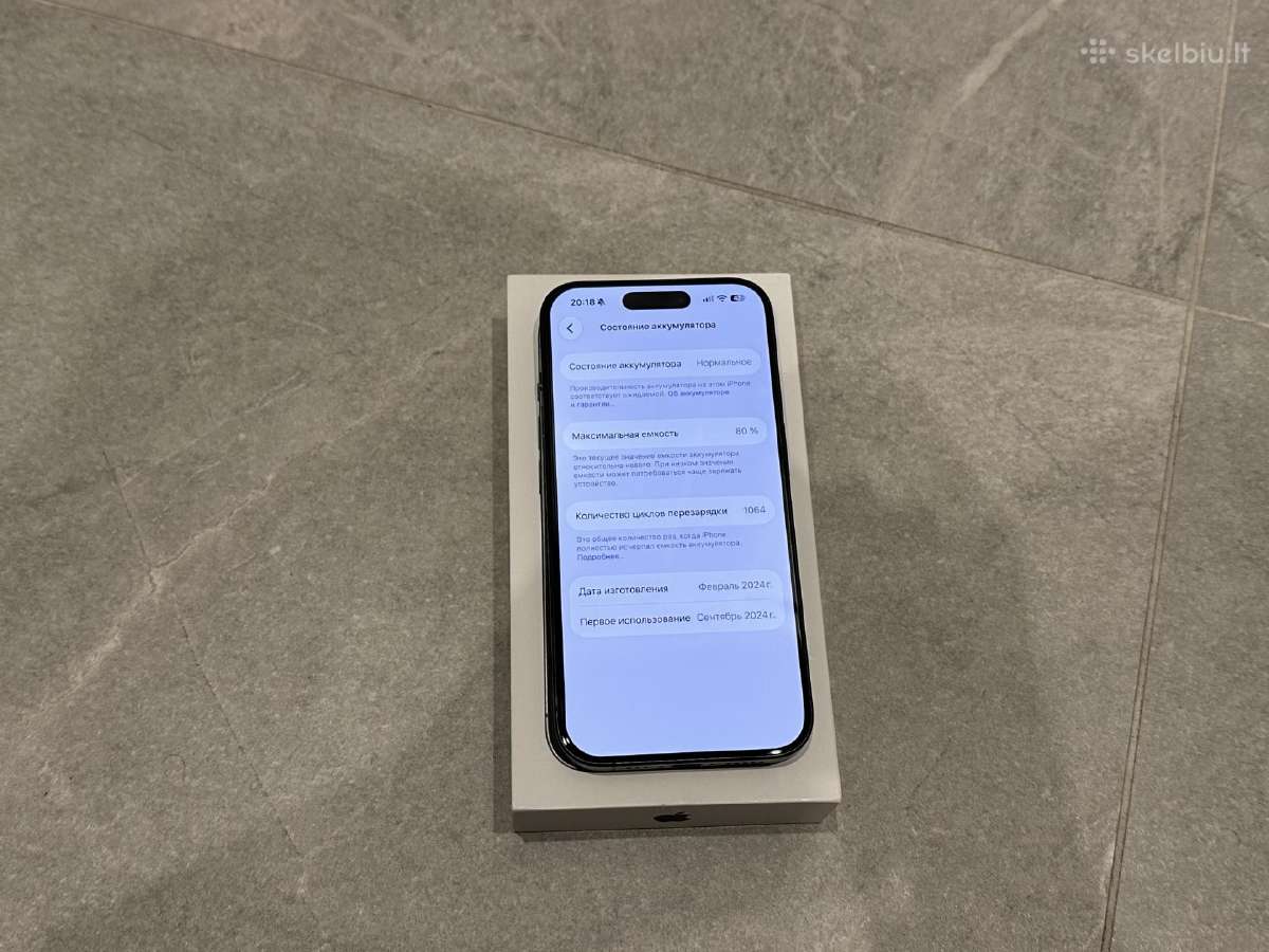iPhone 15 Pro 128gb - nuotraukos Nr. 5