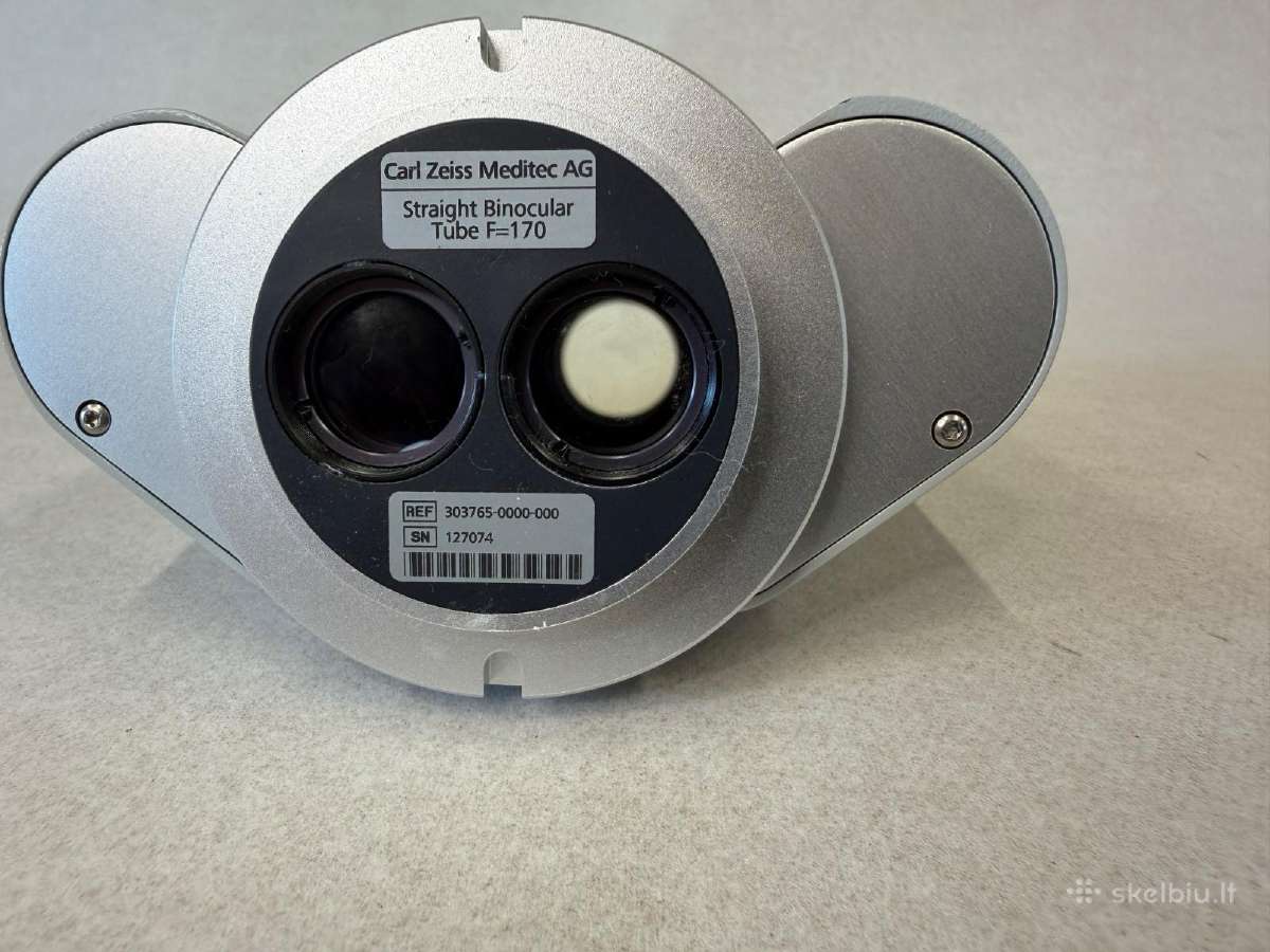 Zeiss Opmi tiesus binokuliarinis tubusas F=170 - nuotraukos Nr. 7