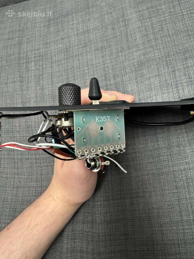 Harley Benton Hh DS pickguard su elektronika - nuotraukos Nr. 5