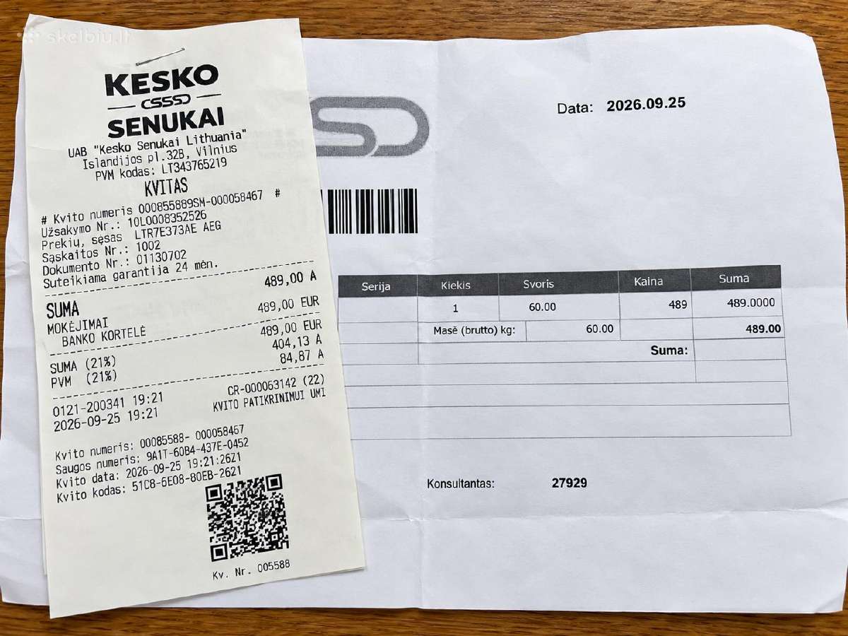 Skalbimo mašina Aeg 7000 Series - nuotraukos Nr. 4