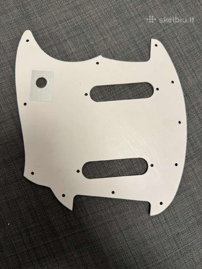 Squier Sonic Mustang originalus baltas pickguard - nuotraukos Nr. 2