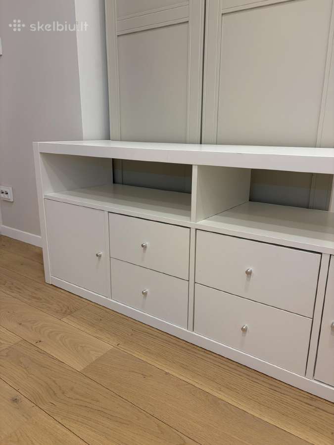 Ikea Kallax TV staliukas su priedais - 60 € - nuotraukos Nr. 2