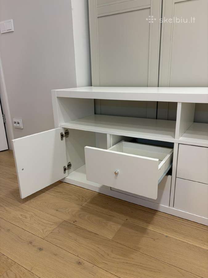 Ikea Kallax TV staliukas su priedais - 60 € - nuotraukos Nr. 3