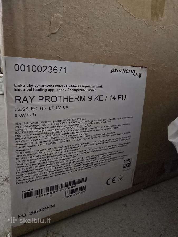 Elektrinis katilas Protherm Raja 9kw - nuotraukos Nr. 2