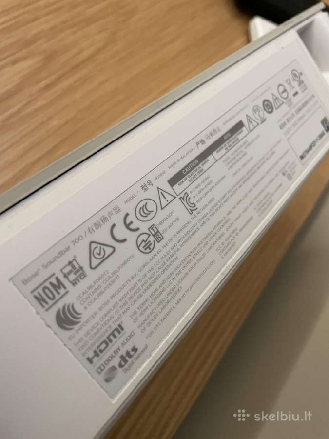 Bose 700 soundbar white - nuotraukos Nr. 2