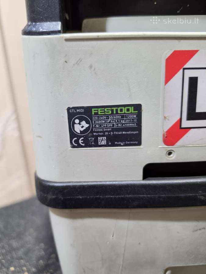 Festool Midi siurblys - nuotraukos Nr. 4