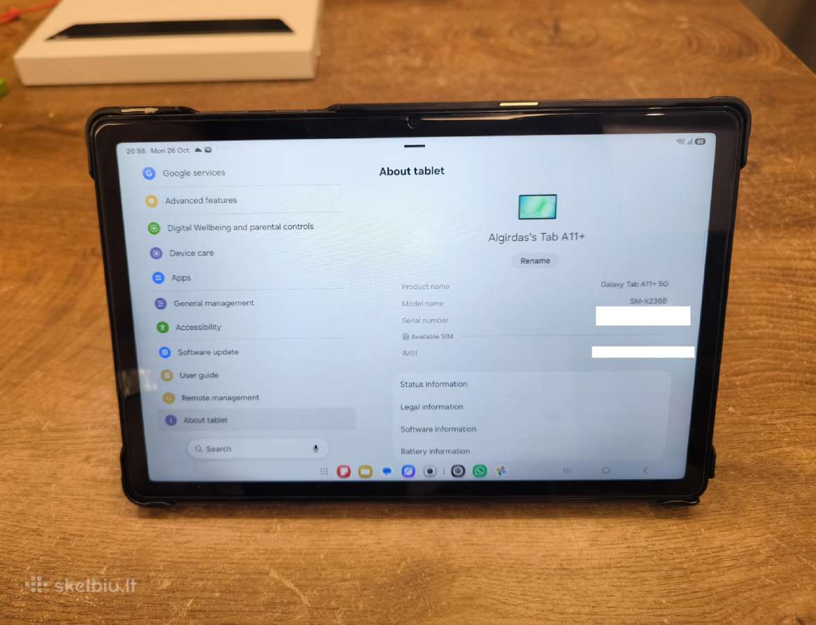 Samsung Galaxy Tab A11+ 5G - nuotraukos Nr. 3