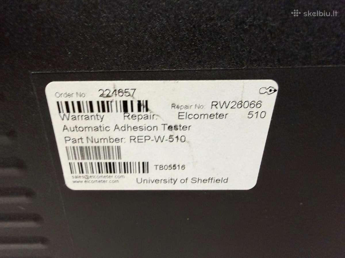 Elcometer 510 F510-50t adhezijos matuoklis, 50 mm - nuotraukos Nr. 12