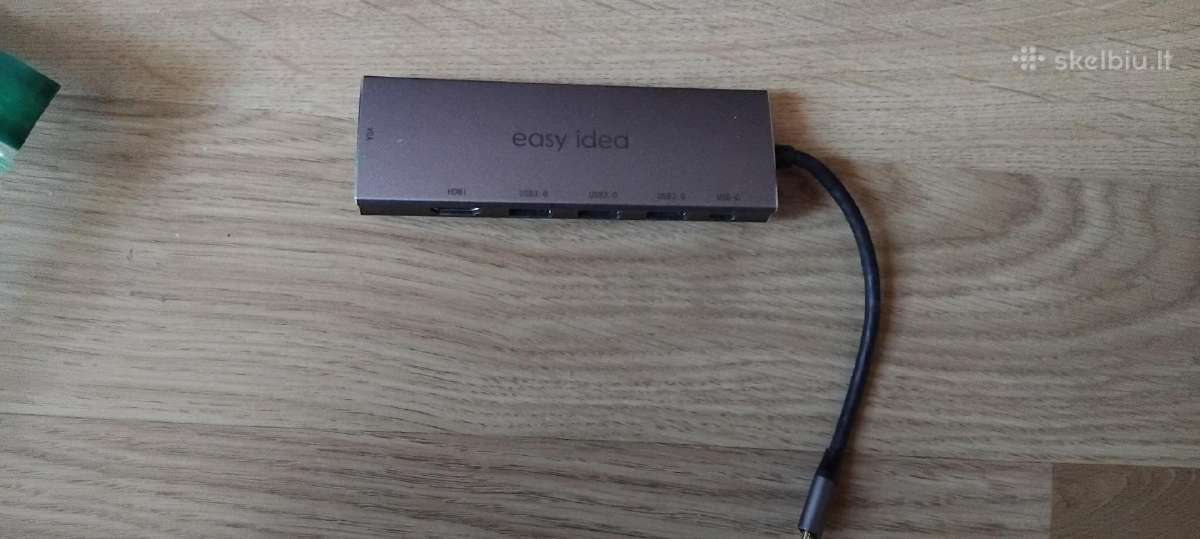 „Easy Idea“ Usb-c šakotuvas (adapteris), 6 viename - nuotraukos Nr. 2