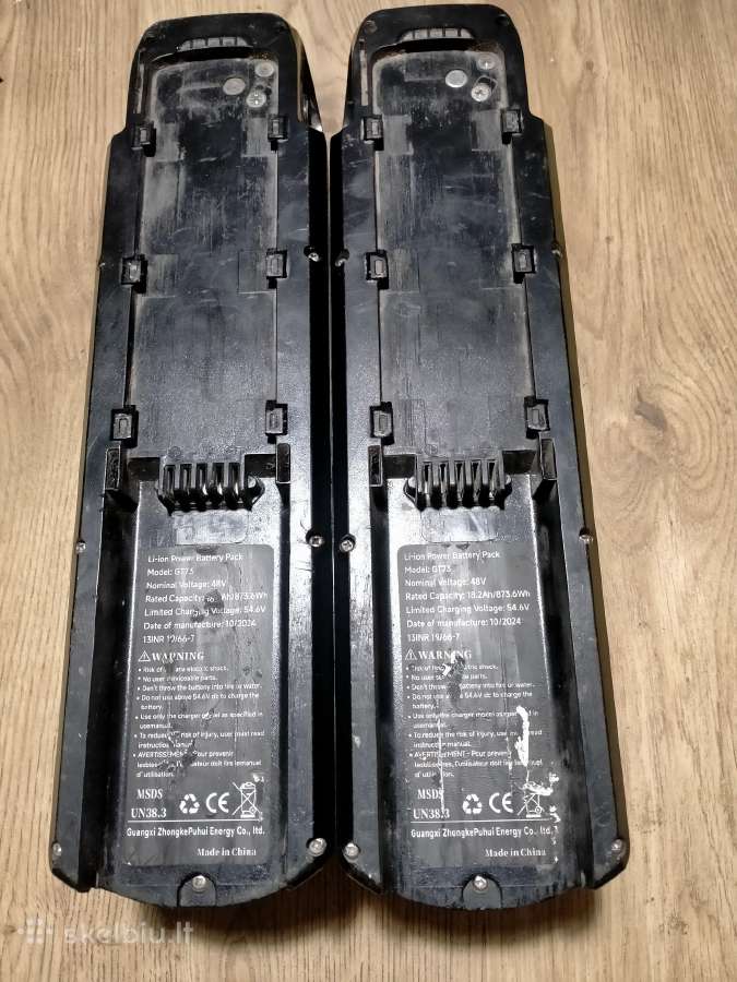 48v 18.2ah baterija 60a Bms - nuotraukos Nr. 3
