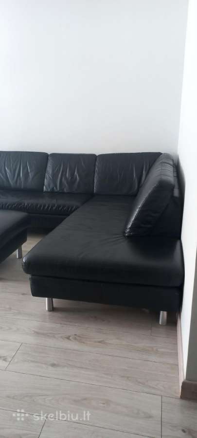 Parduodama kampinė sofa su pufu - nuotraukos Nr. 4