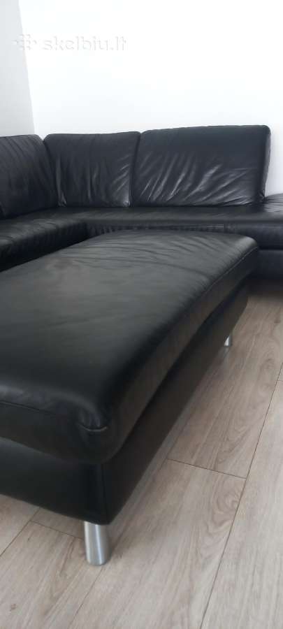Parduodama kampinė sofa su pufu - nuotraukos Nr. 5