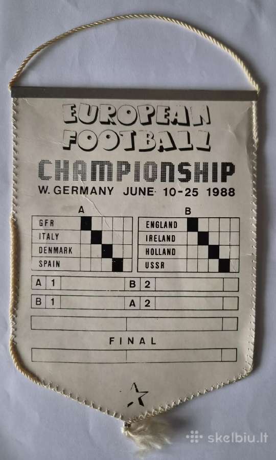 1988m. Europos futbolo čempionato gairelė - nuotraukos Nr. 2