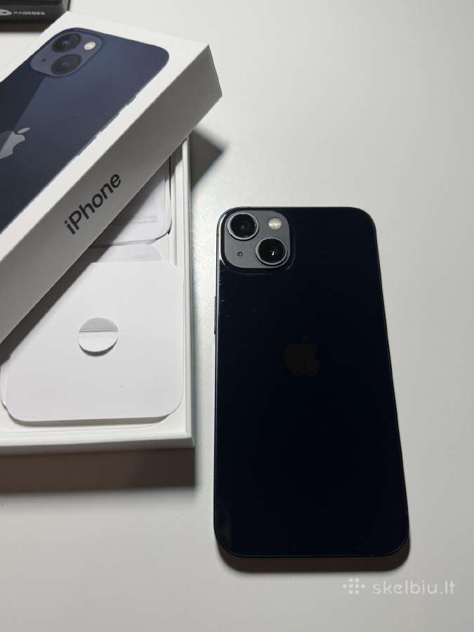 Parduodamas juodos spalvos iPhone 13 - nuotraukos Nr. 4