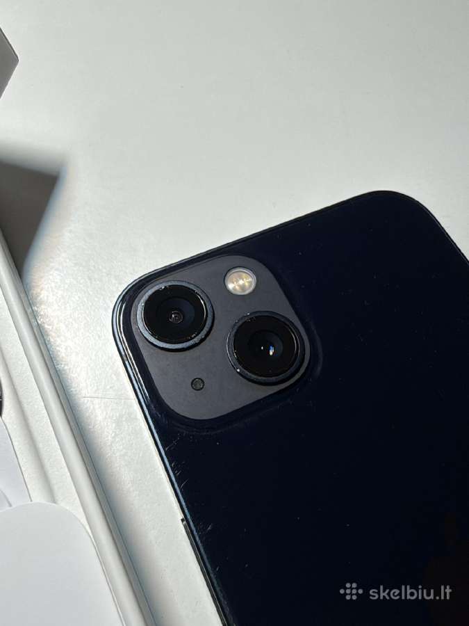 Parduodamas juodos spalvos iPhone 13 - nuotraukos Nr. 5