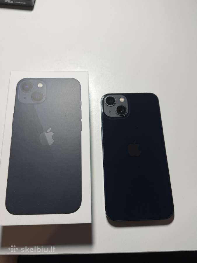 Parduodamas juodos spalvos iPhone 13 - nuotraukos Nr. 6