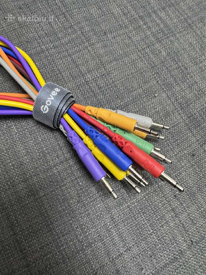 Hosa Cmm-800 – 8 vnt 3,5 mm patch laidų komplektas - nuotraukos Nr. 3