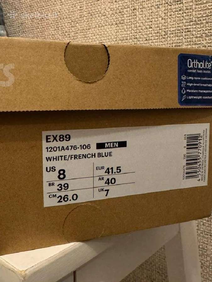 Asics Ex89 41.5 balta/žalia/mėlyna - nuotraukos Nr. 10